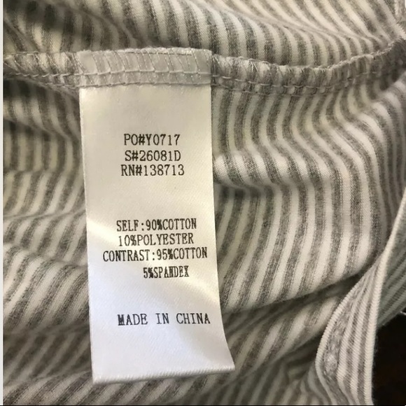 Doe & Rae Womens Scallop Knit Striped Dress - Picture 12 of 14